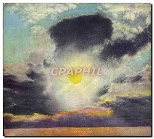 Carte Postale Ancienne La Cote D'Azur Coucher De Soleil