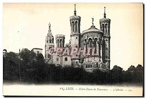 Carte Postale Ancienne Lyon Notre Dame de Fourviere L'abside