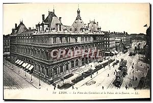 Carte Postale Ancienne Lyon La Place des Cordeliers et le Palais de la Bourse