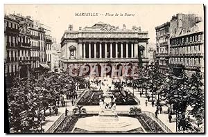 Carte Postale Ancienne Marseille La Place De La Bourse