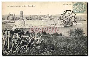 Carte Postale Ancienne Marseille Le Fort Saint Jean