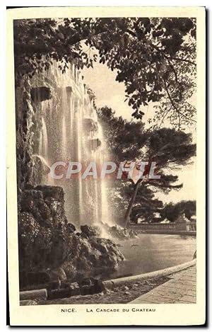 Carte Postale Ancienne Nice La Cascade Du Château