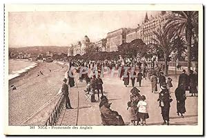 Carte Postale Ancienne Nice La Promenade des Anglais