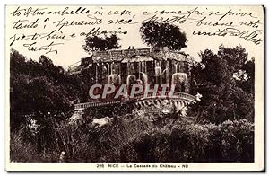 Carte Postale Ancienne Nice La Cascade du Château