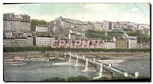 Carte Postale Ancienne Lyon Le pont St Clair