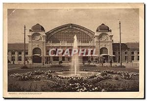 Carte Postale Ancienne Basel Bundesbahnhof