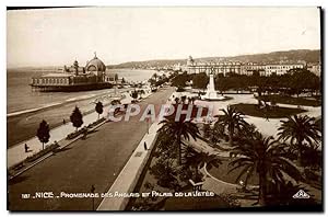 Carte Postale Ancienne Nice Promenade Des Anglais Et Palais De La Jetée