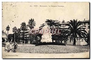 Carte Postale Ancienne Nice Monuments La Deesse Du Printemps