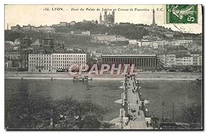 Carte Postale Ancienne Lyon Pont Du Palais De Justice Et Coteau De Fourviere