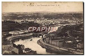 Carte Postale Ancienne Lyon vue générale De Vaise