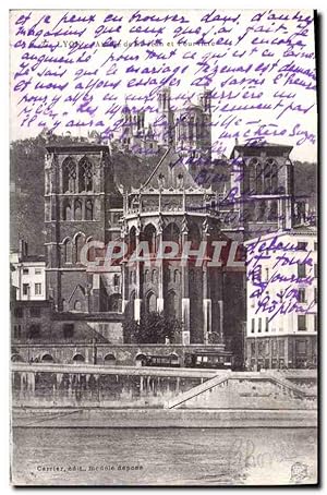 Carte Postale Ancienne Lyon Abside de St Jean de Fourviere