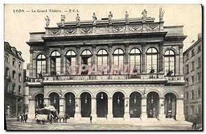 Carte Postale Ancienne Lyon Le Grand Théâtre