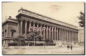 Carte Postale Ancienne Lyon Le Palais De Justice