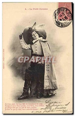 Carte Postale Ancienne Fantaisie Enfant Le petit Cyrano