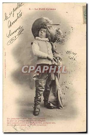 Carte Postale Ancienne Fantaisie Enfant Le Petit Cyrano