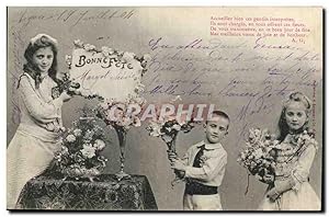 Carte Postale Ancienne Fantaisie Enfants