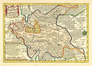 Kst.- Karte, b. J. G. Schreiber, "Das Amt Grossen-Hayn mit Zabeltitz in Meissn. Creisse gelegen".