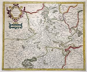 Ducatus Iuliaci & Bergensis Tabula Geographica simul Ducatum Cliviae & Meursiae Principatum, nec ...