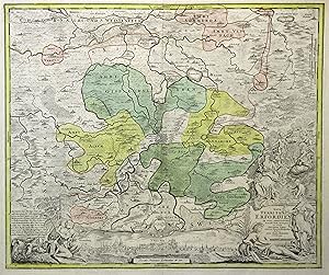 Kst.- Karte, b. J. B. Homann (revidiert v. F. Zollmann 1717), "Nova Territorii Erfordien(sis) in ...