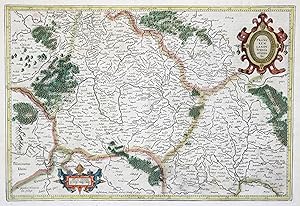 Kst.- Karte, n. Mercator b. Hondius, "Franckenlandt. Francia orientalis".