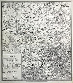 Litho.- Karte, n. Renner v. Kneisel b. Müller, "Charte vom königlich preussischen Regierungsbezir...