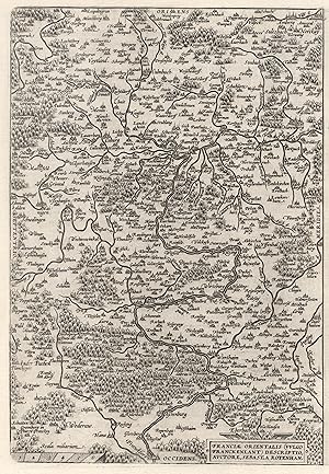 Kst.- Karte, n. Seb. v. Rotenhahn aus Ortelius, "Franciae orientalis ( vvlgo Franckenlant ) descr...