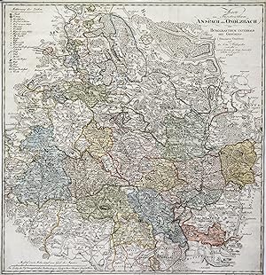 Kst.- Karte, b. F.G. Baumgarten in Lpz. und S. Schropp in Berlin, "Karte vom Fürstenthum Anspach ...