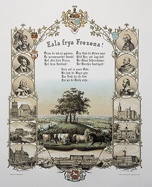 Souvenirblatt, "Eala frya Fresena!".