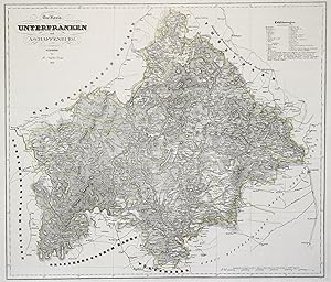 Stst.- Karte, v. G. Egloff bei Fr. Napoleon Campe, "Der Kreis Unterfranken und Aschaffenburg".