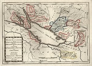 Kupferstich- Karte, b. Reilly, "Das Bisthum Constanz, die Grafschaft Montfort oder die Herrschaft...