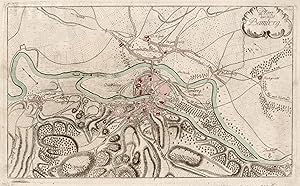 Stadtplan, mit der näheren Umgebung, "Plan der Stadt Bamberg".