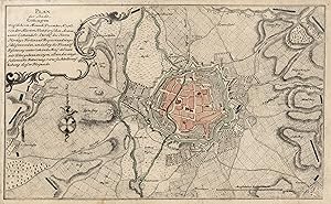 Stadtplan, "Plan der Stadt Göttingen, wie solche im Monath December A° 1760 . eingeschlossen word...