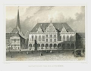 Teilansicht, Rathaus ".und die alte Börse".