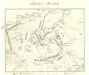 Darstellung der "Schlacht bei Rossbach, am 5. November 1757".