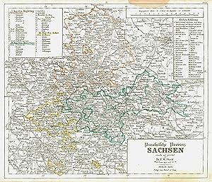 Stst.- Karte, v. Streit, "Die Preussische Provinz Sachsen".