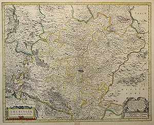 Kst.- Karte, b. Joh. Janssonius II, "Thuringia Lantgraviatus".
