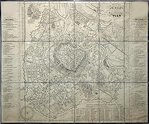 Stadtplan, "Plan der k.k. Haupt und Residenzstadt Wien".