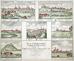 Blatt 05: "Scenographia Urbium Silesiae Tab. V. das ist Vorstellung der Prospecte von den vornehm...