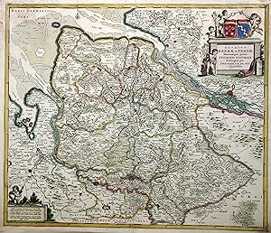 Kupferstich- Karte, b. F. de Wit, "Ducatus Bremae & Ferdae .".