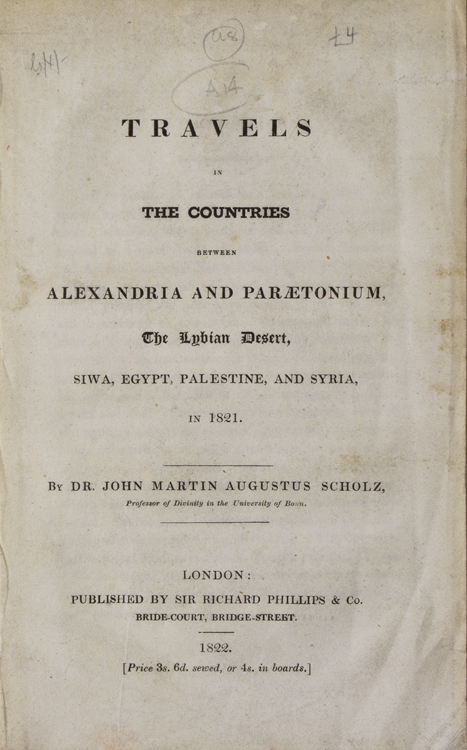 Travels in the Countries Between Alexandria and Paraetonium: The Lybian Desert, Siwa, Egypt, Palestine, and Syria, in 1821 (English Edition)