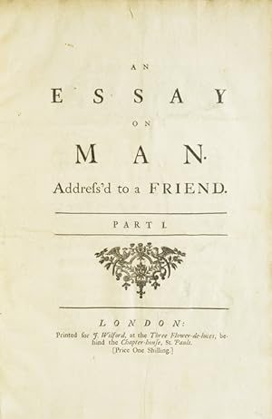 an essay on man alexander pope summary