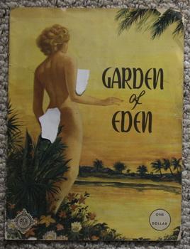 Garden Of Eden Souvenir Book From Movie Nudist Colony Adult
