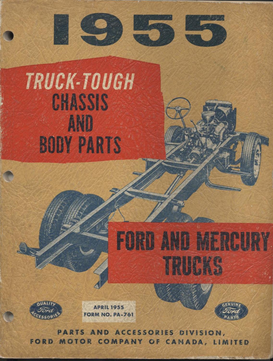 Truck Tough Chassis And Body Parts Ford