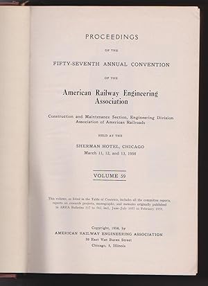 Proceedings of the Fifty-Seventh Annual Convention of the American Railway Engineering Association