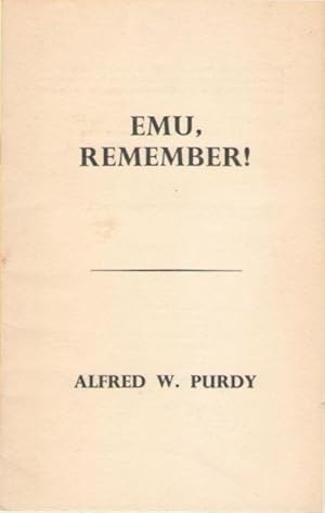 Emu, Remember!