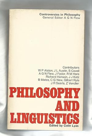 Philosophy and Linguistics