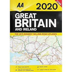 AA 2020 GB & Ireland Road Atlas