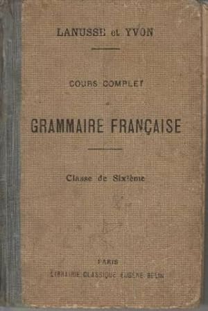 Cours complet de Grammaire Française Classe de sixième