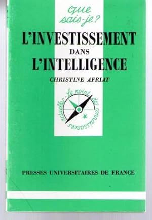 L'investissement dans l'intelligence