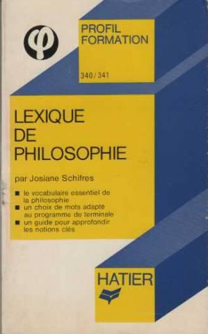 Lexique de philosophie